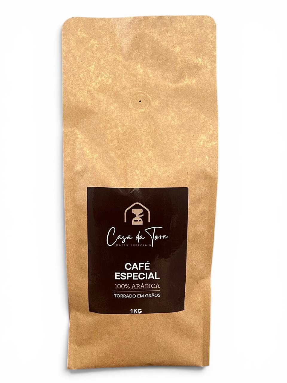 Café Especial em grãos Casa da Torra, embalagem de 1 kg